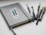Sticker Cute Halloween Decor Funny Cute Zombie Sticker Cute Halloween Pun Fall Cute Decal Laptop Rap Sticker Funny Cute Zombie Decal Hip-Hop