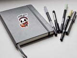 Sticker Cute Halloween Decor Funny Cute Skeleton Sticker Cute Halloween Pun Fall Cute Decal Laptop Skull Sticker Funny Cute Bones Decal