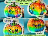 Funny Halloween Sticker Pumpkin Stickers Halloween Fall Decal for Laptop Halloween Sticker Cute Good Vibes Pun Halloween Bottle Sticker