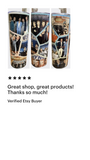 NSYNC Collage Pop Boy Band 20oz Skinny Tumbler with Lid, Metal Straw, Brush