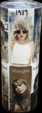 Taylor Swift Eras Tour Album Covers 20oz Skinny Tumbler with Lid, Metal Straw, Brush