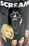 Ghostface Horror Movie Scream Trilogy 20oz Sports Water Bottle Style Skinny Tumbler with Lid & Straw