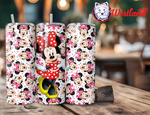Disney Minnie Mouse Allover Print - 20 Ounce Stainless Steel Tumbler